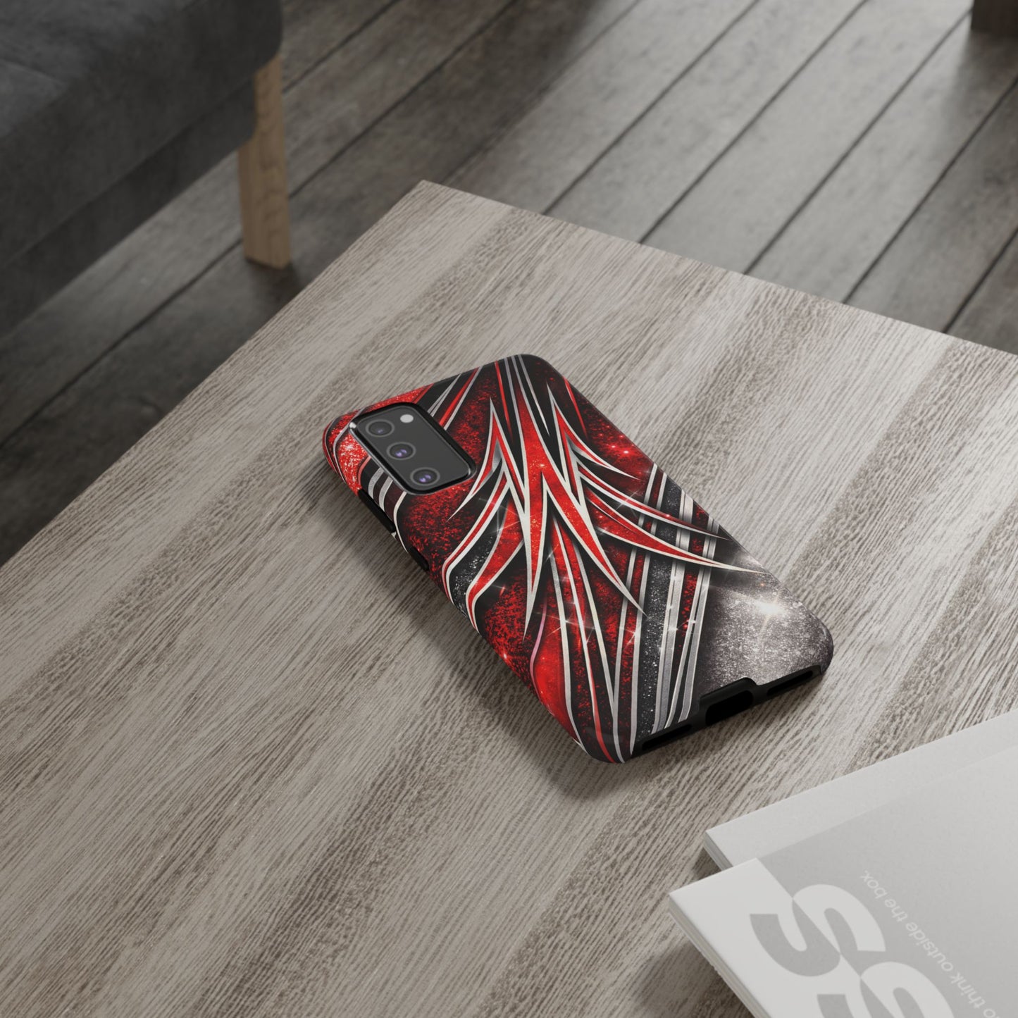 Mini Truck Inspired Pinstripe Graphic Heavy Duty Phone Case