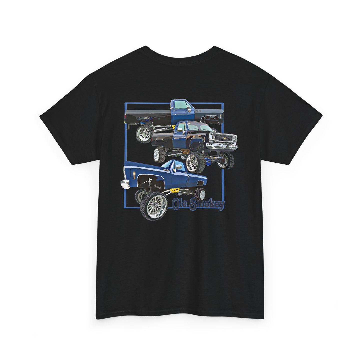 Classic Chevy Truck Tee — Vintage Blue Pickup Graphic Shirt