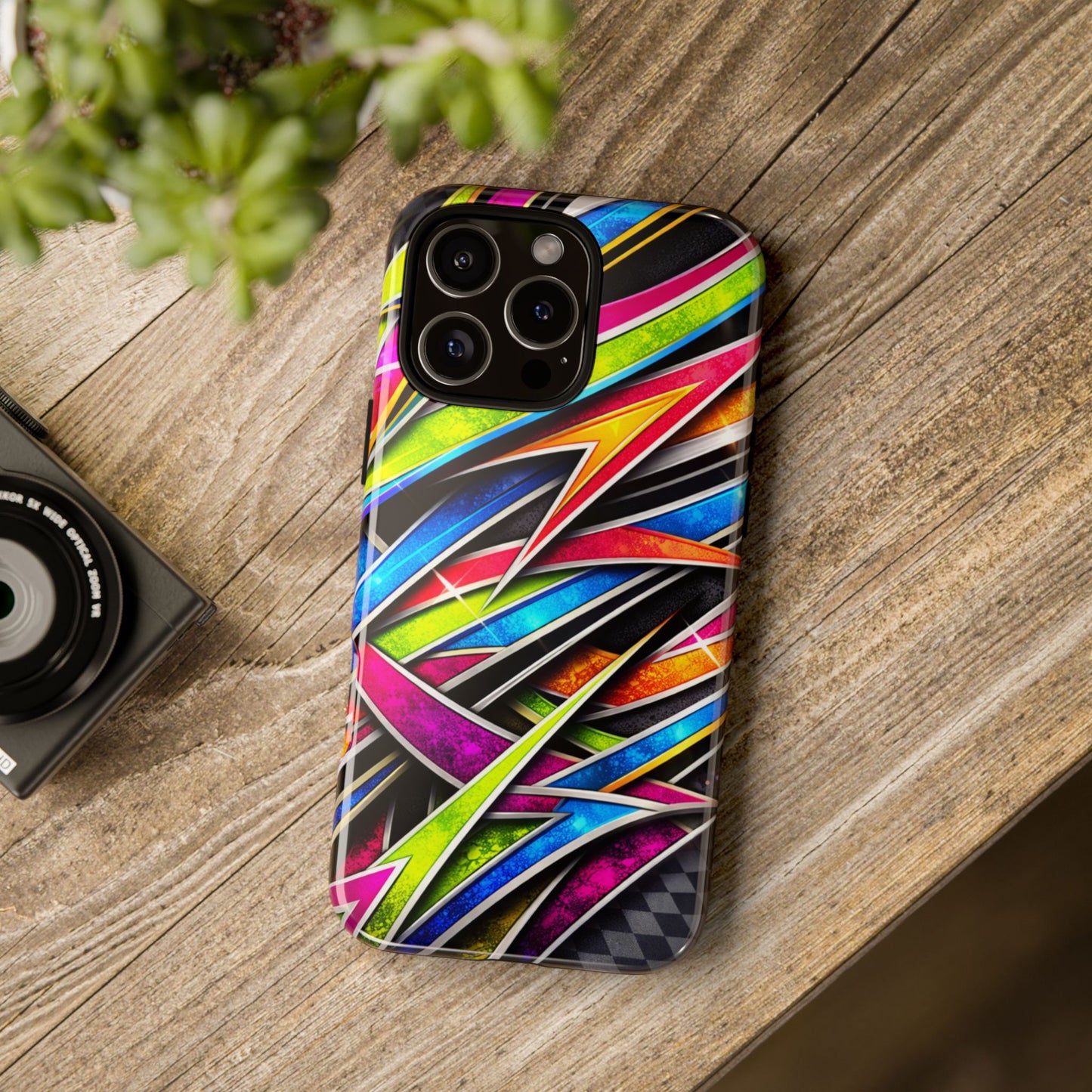 Minitruck Inspired Graphic Tough Phone Case – Impact Resistant