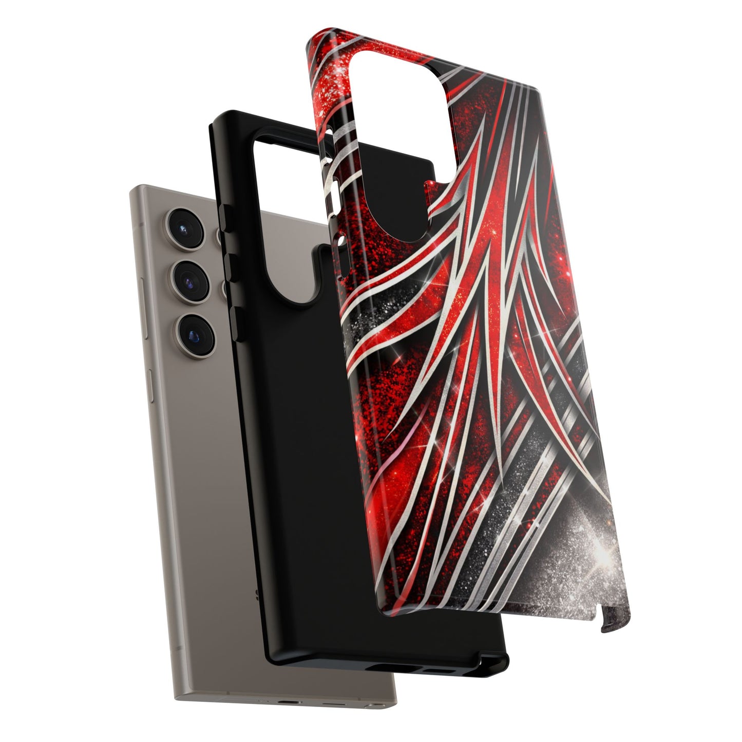 Mini Truck Inspired Pinstripe Graphic Heavy Duty Phone Case