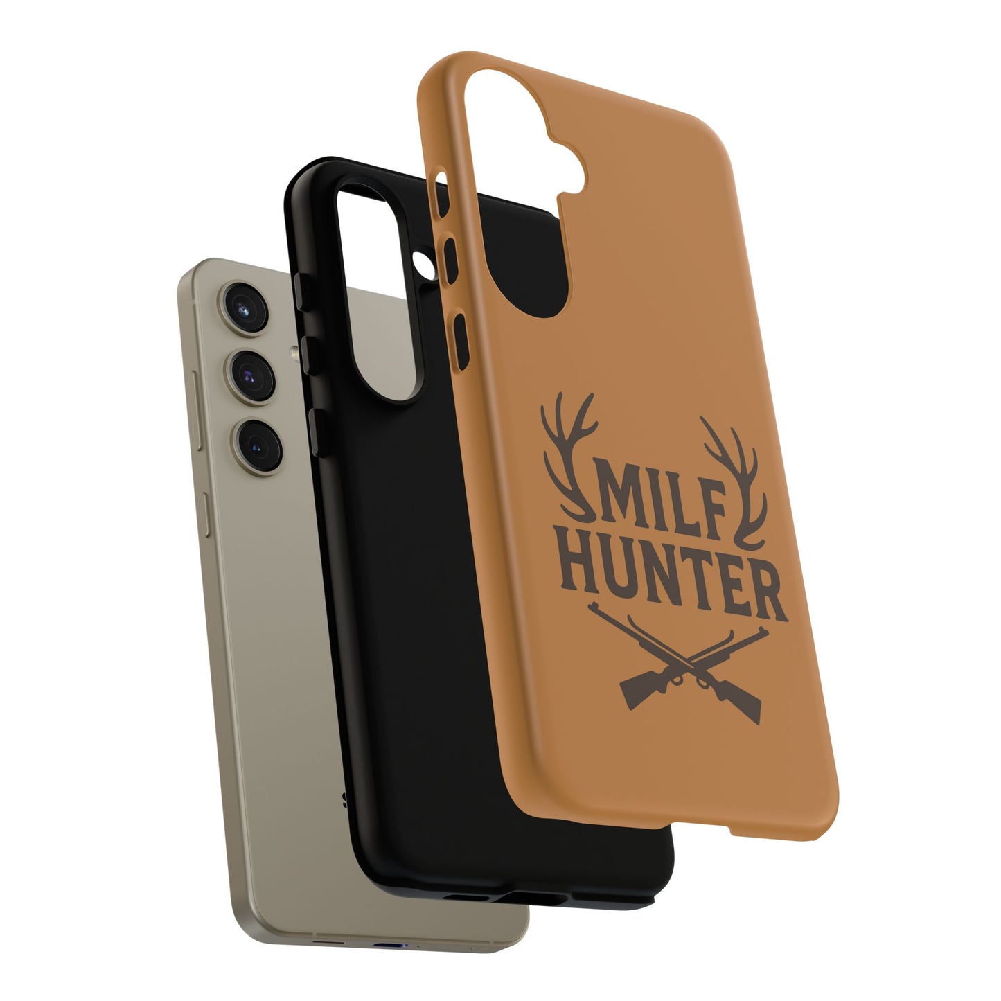 Phone Case, Funny Milf Hunter Design for Tough Cases, Rugged Protective Cover,