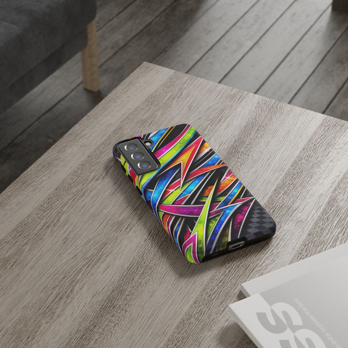Minitruck Inspired Graphic Tough Phone Case – Impact Resistant