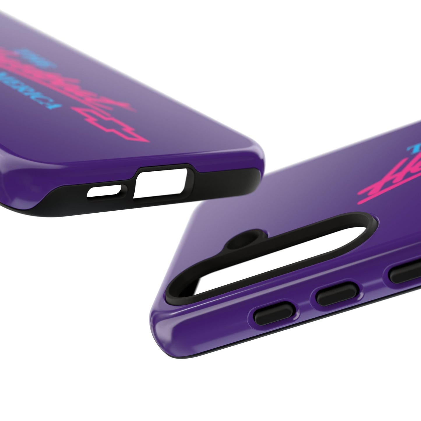 Purple  “The Heartbeat of America” Retro Chevy Logo, Slim Protective Cover