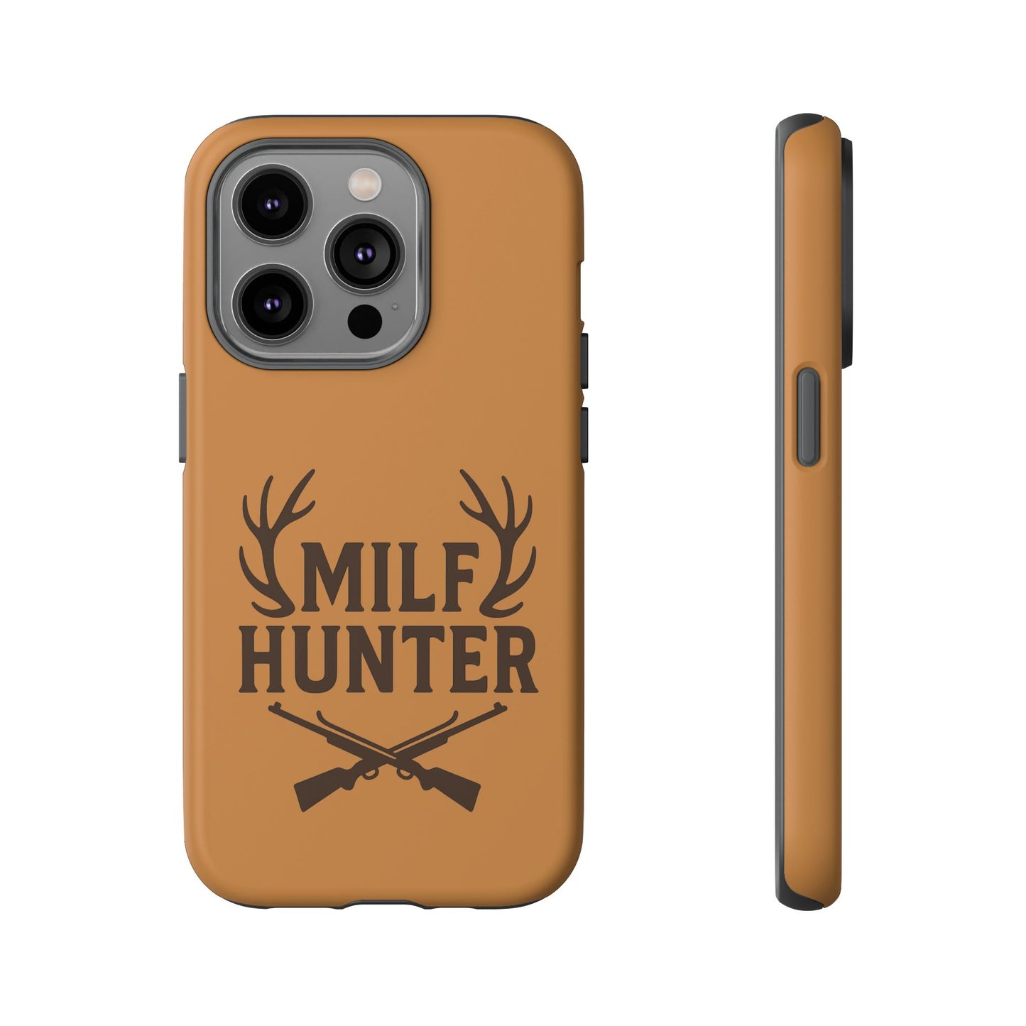 Phone Case, Funny Milf Hunter Design for Tough Cases, Rugged Protective Cover,
