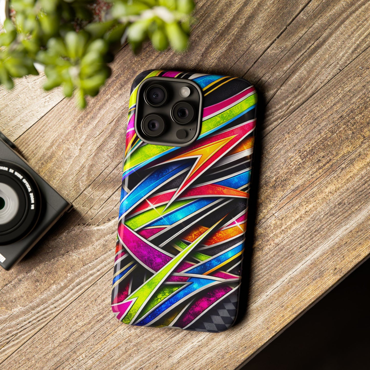 Minitruck Inspired Graphic Tough Phone Case – Impact Resistant