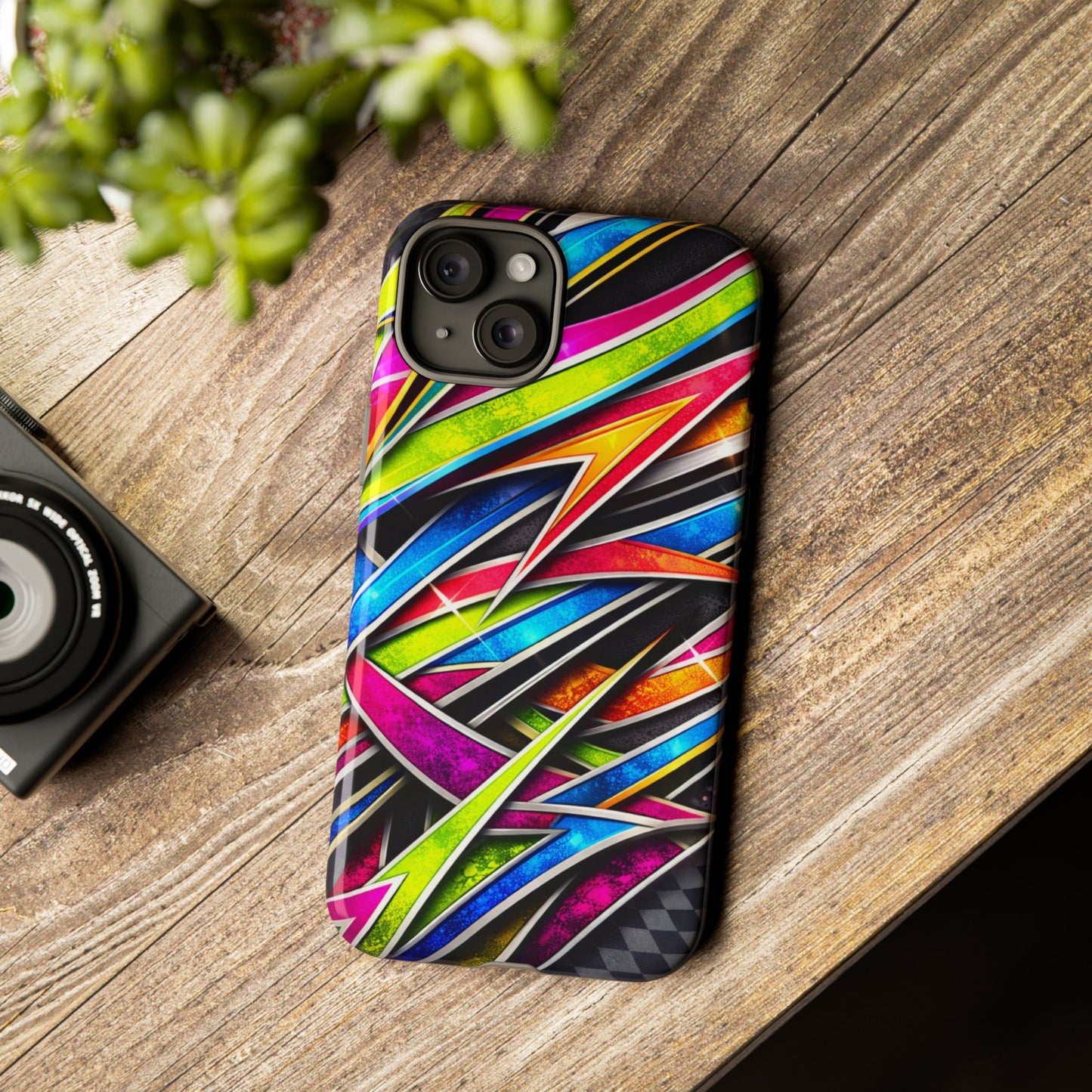 Minitruck Inspired Graphic Tough Phone Case – Impact Resistant