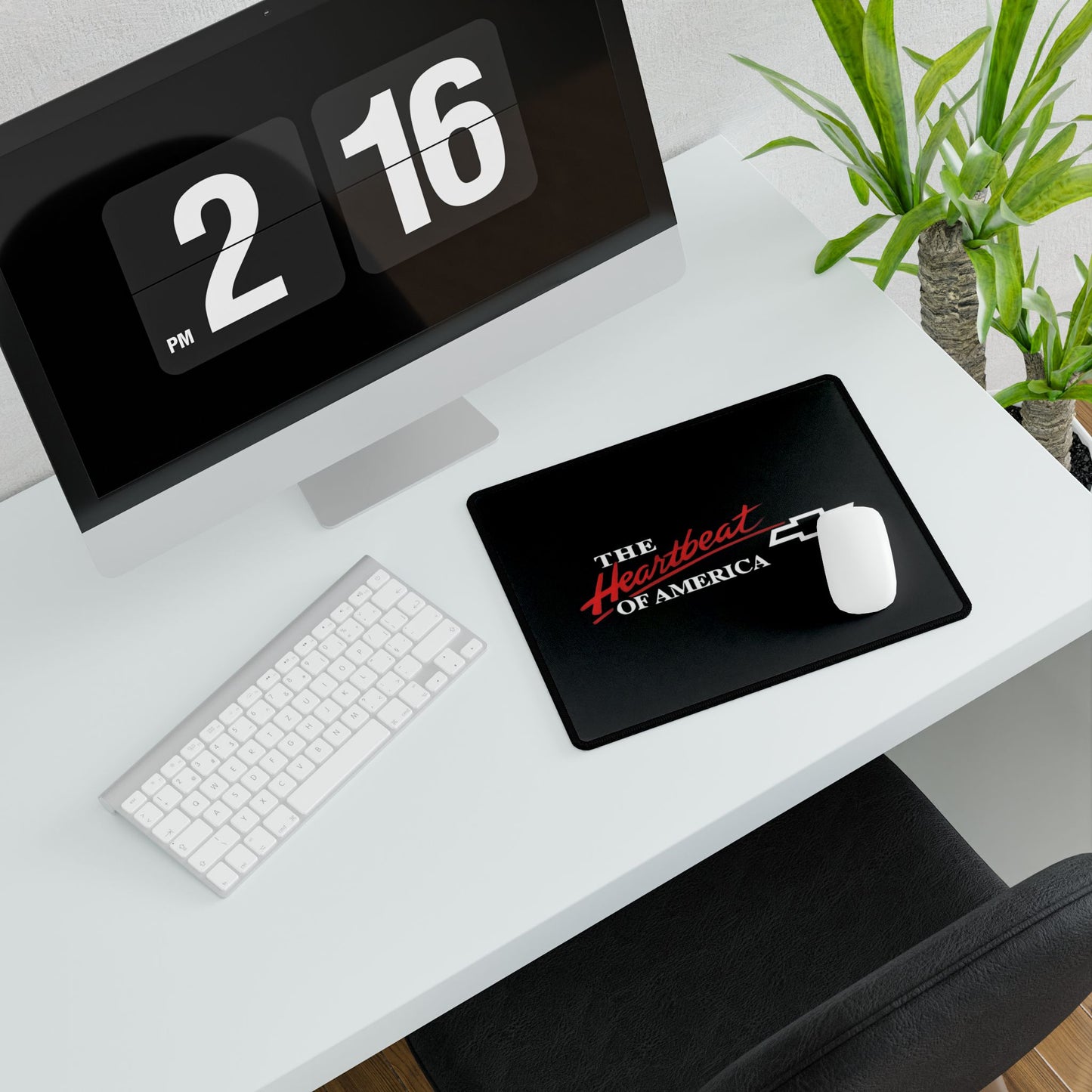 Chevrolet Heartbeat of America Desk Mat - Gamer, Office Decor, Car Enthusiast,