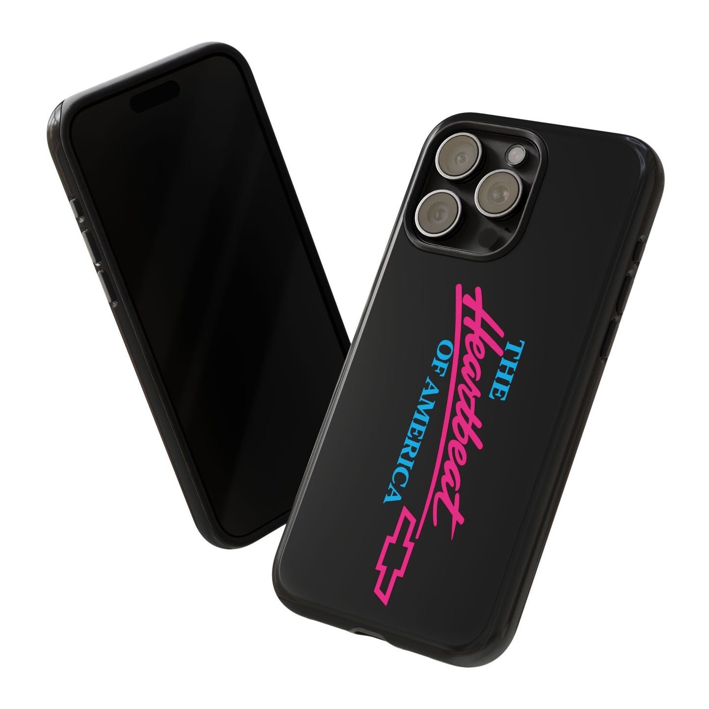 Phone Case — “The Heartbeat of America” Retro Chevy Logo, Slim Protective Cover