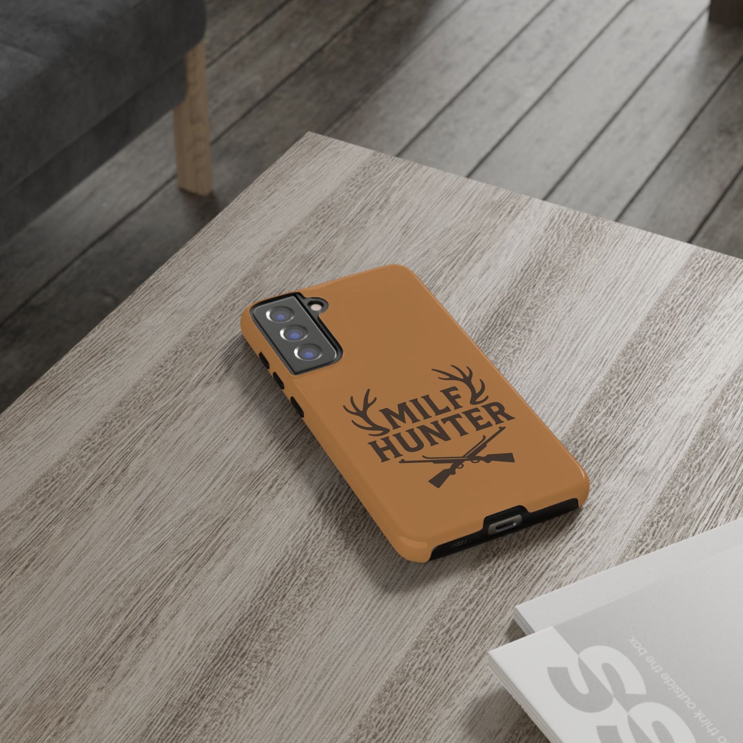 Phone Case, Funny Milf Hunter Design for Tough Cases, Rugged Protective Cover,