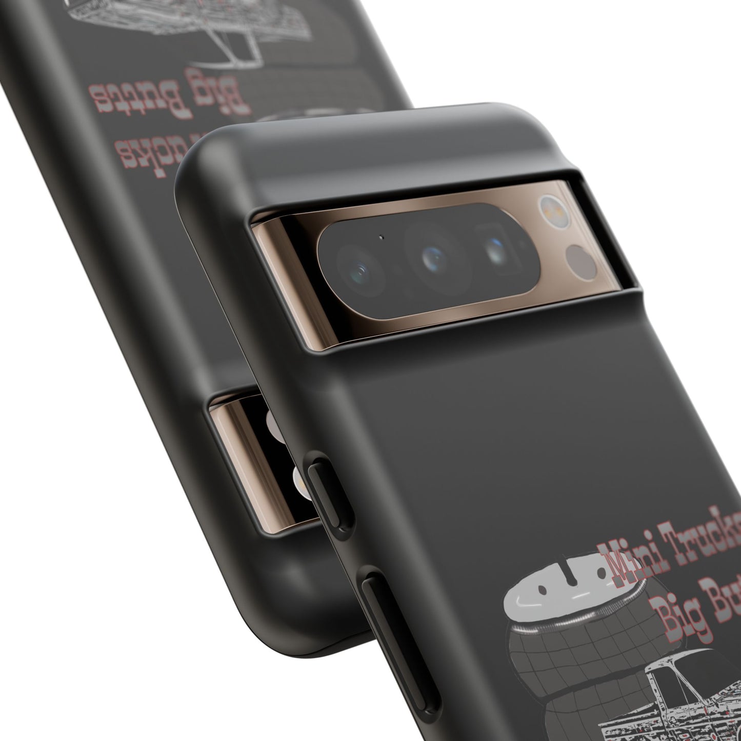 Funny Phone Case - Mini Trucks Big Butts Zero F@cks, Gift for Truck Lovers, Car