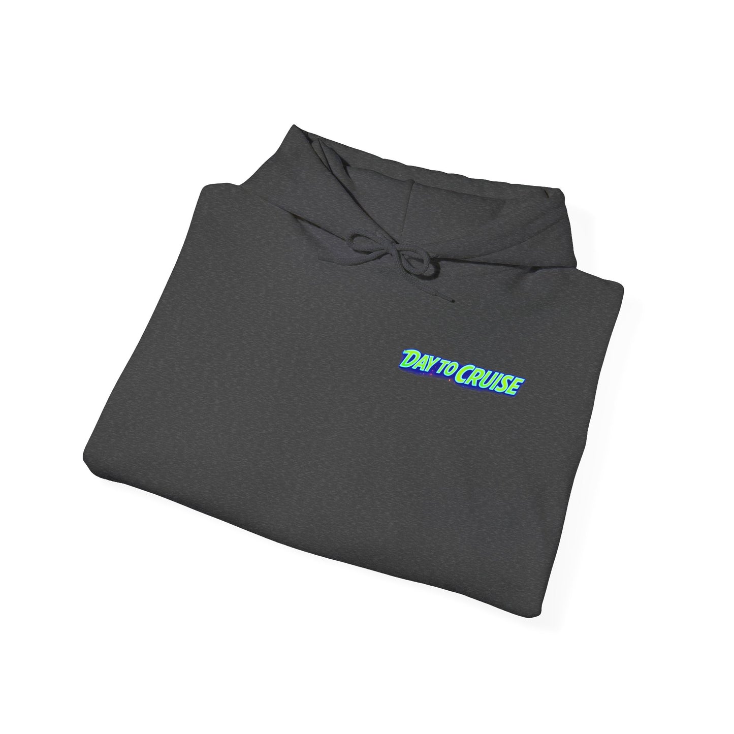 Cruise Night Hoodie — "Day To Cruise" Retro UFO Car Graphic