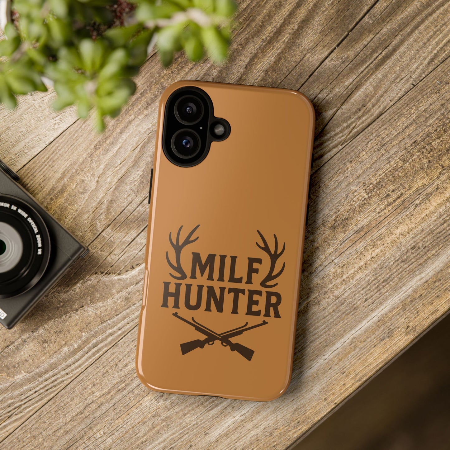 Phone Case, Funny Milf Hunter Design for Tough Cases, Rugged Protective Cover,