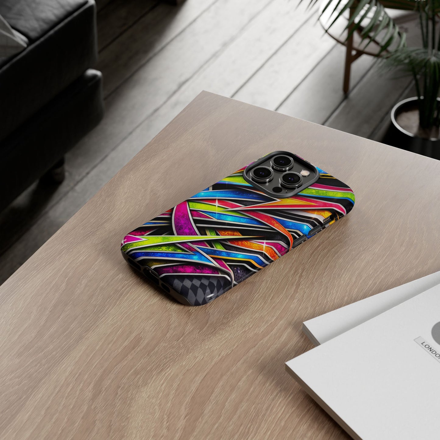 Minitruck Inspired Graphic Tough Phone Case – Impact Resistant