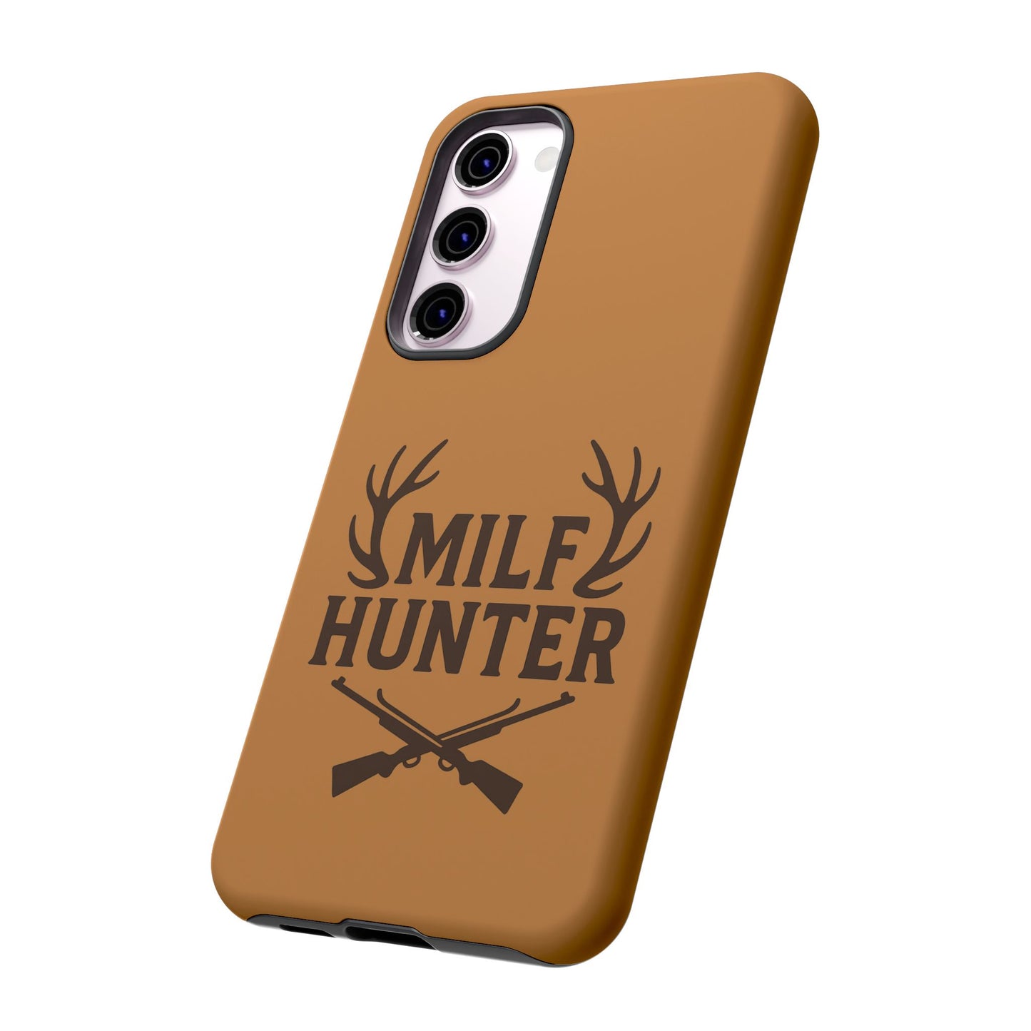 Phone Case, Funny Milf Hunter Design for Tough Cases, Rugged Protective Cover,