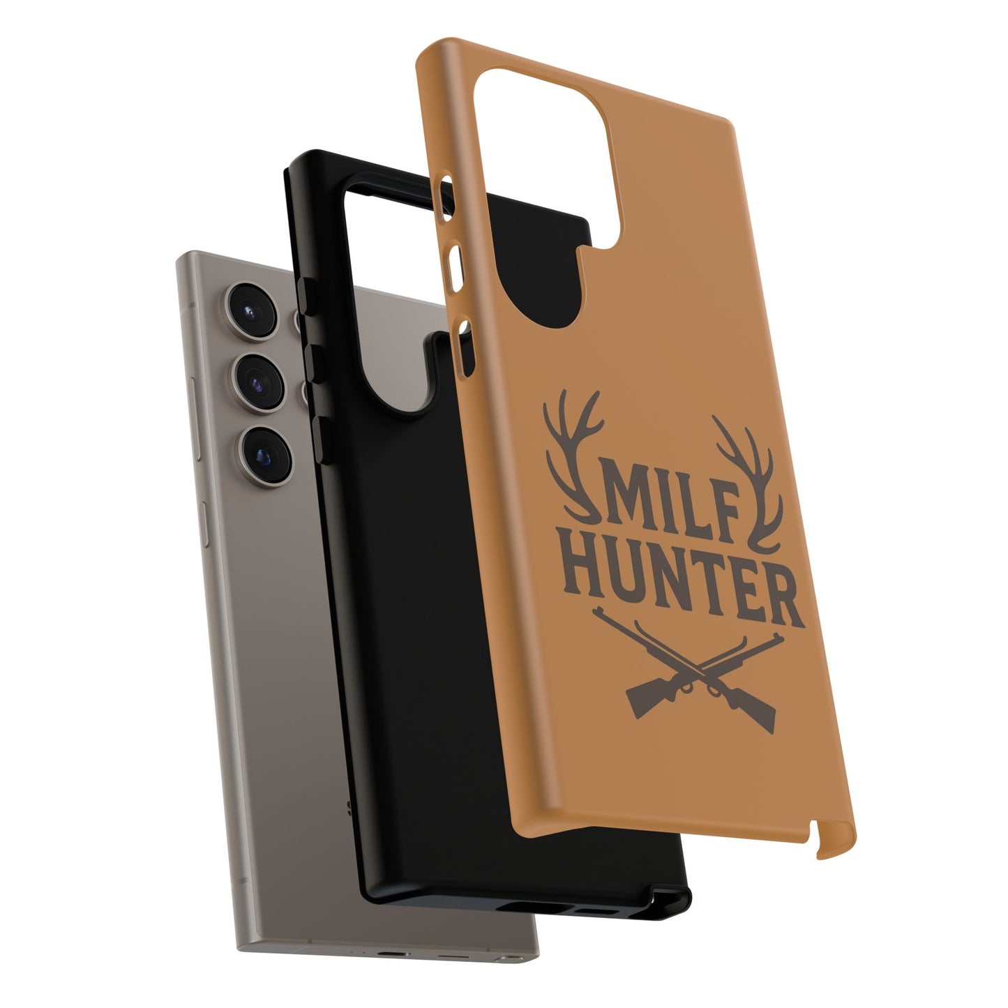 Phone Case, Funny Milf Hunter Design for Tough Cases, Rugged Protective Cover,