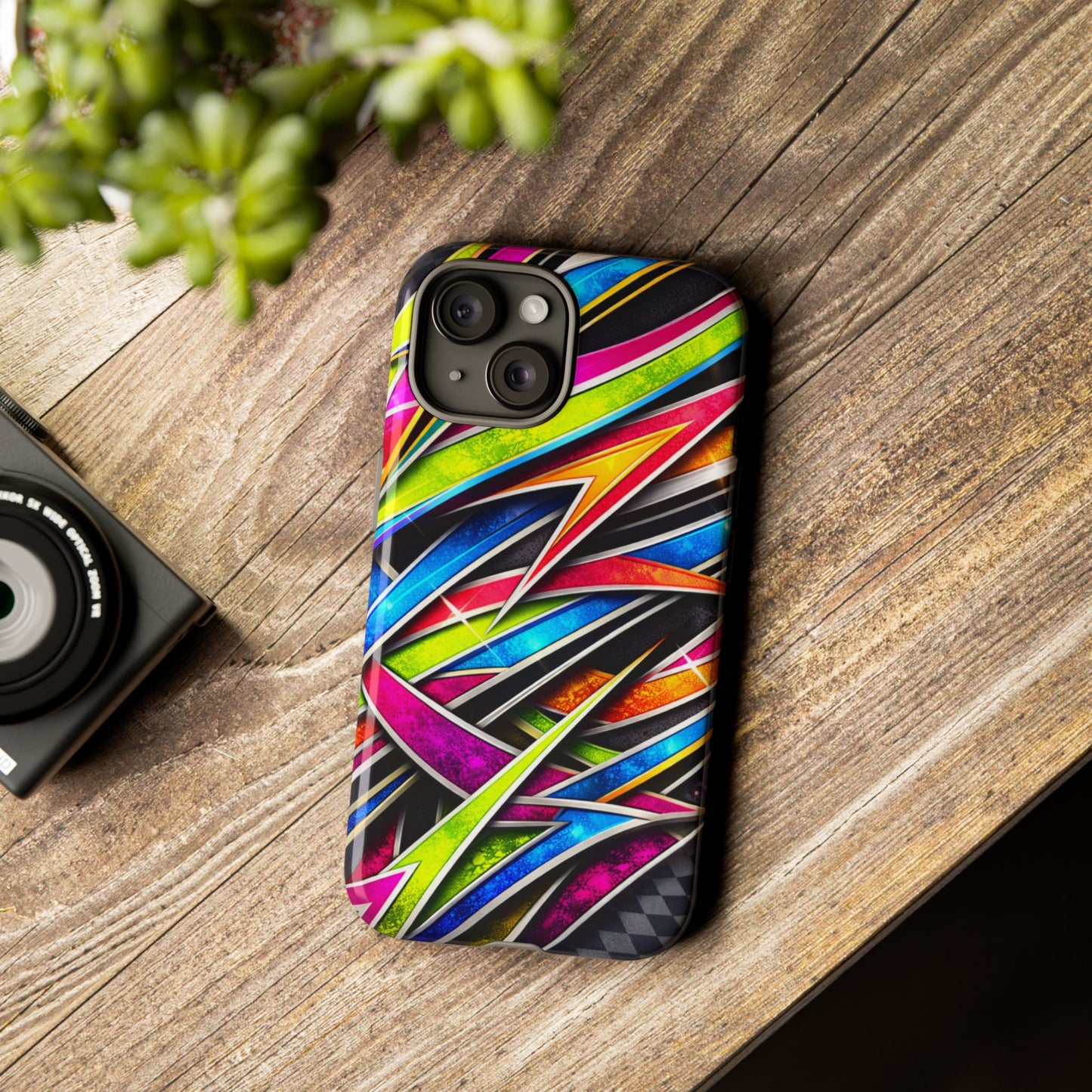 Minitruck Inspired Graphic Tough Phone Case – Impact Resistant