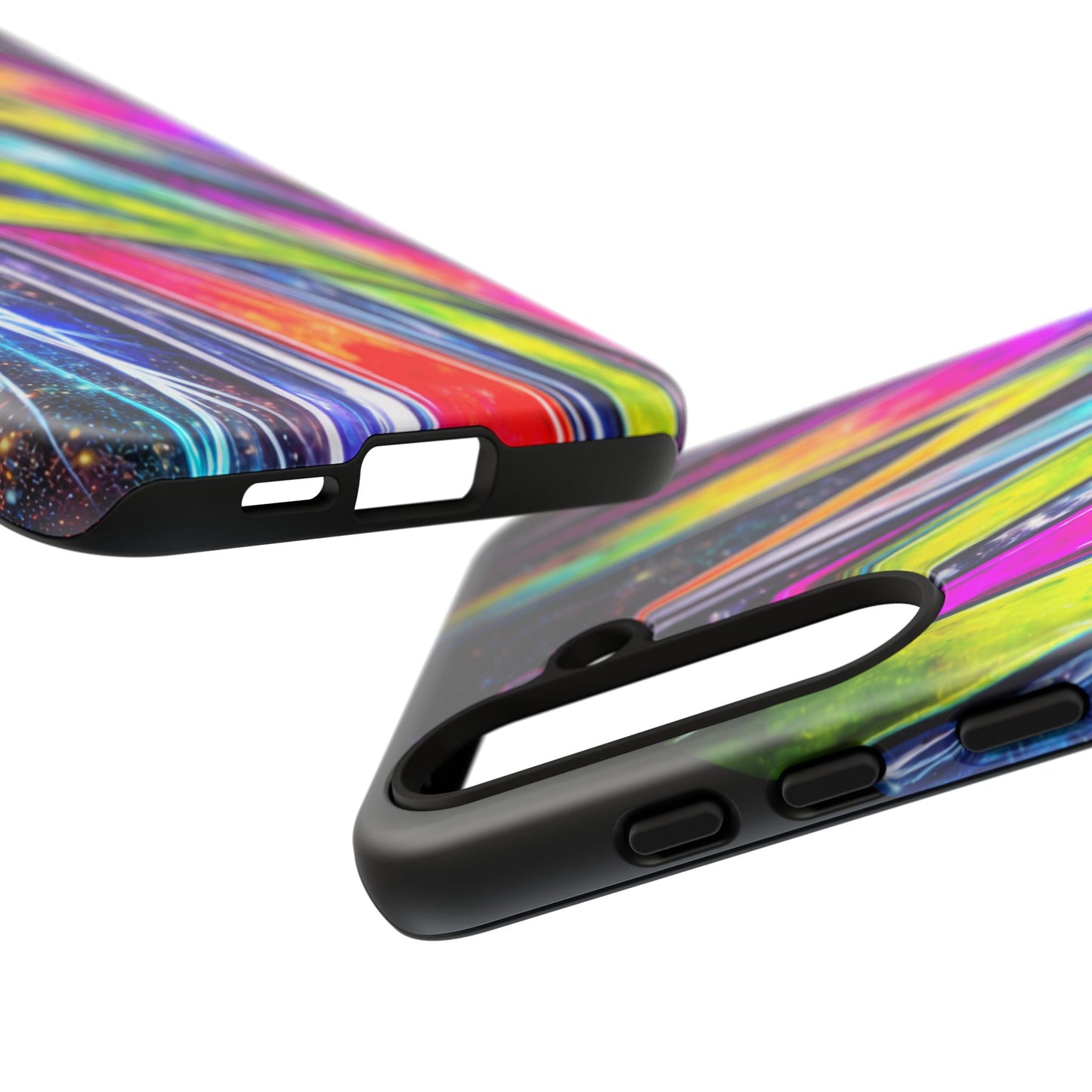 Neon Graffiti Phone Case | Tough Case, Vivid Abstract Street Art