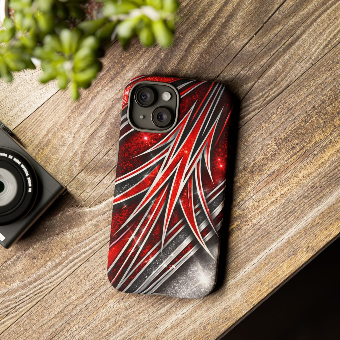 Mini Truck Inspired Pinstripe Graphic Heavy Duty Phone Case