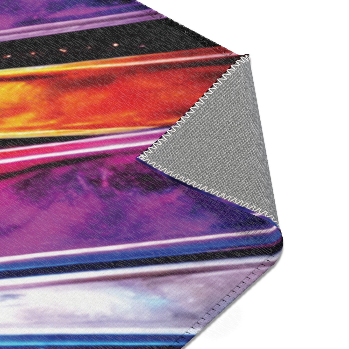 Galaxy Mini Truck Area Rug — Retro Minitruck Graphic Rug for Man Cave, Office & Art Studio
