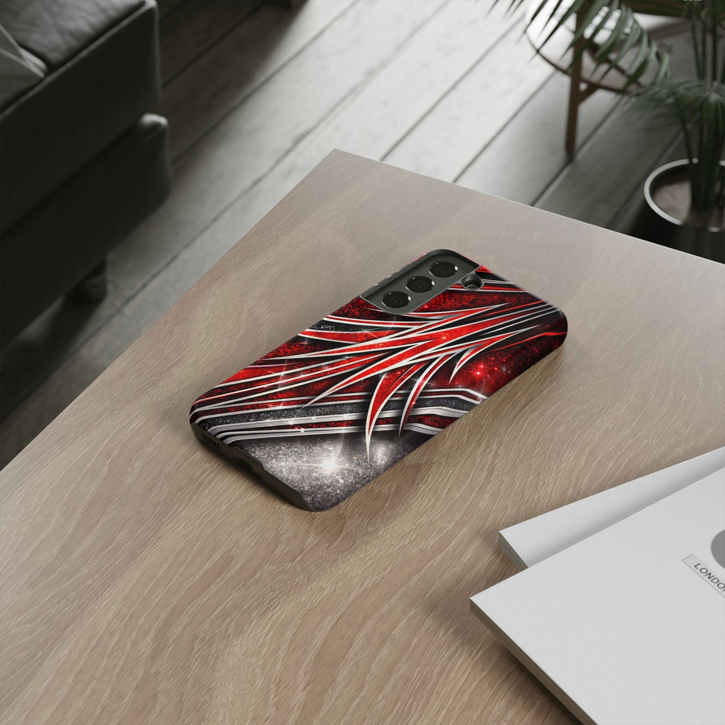 Mini Truck Inspired Pinstripe Graphic Heavy Duty Phone Case