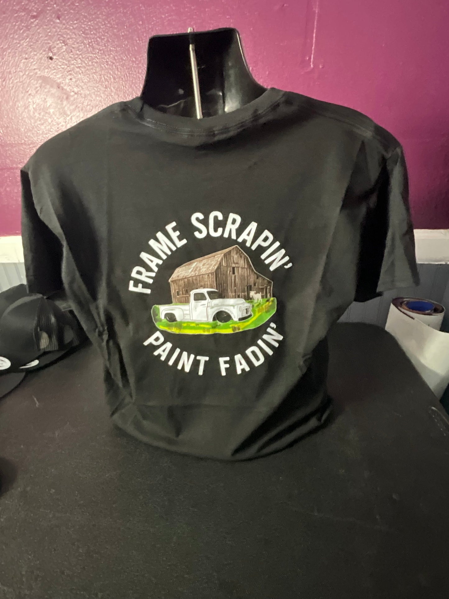 Frame Scrapin’ Paint Fadin’ Tee