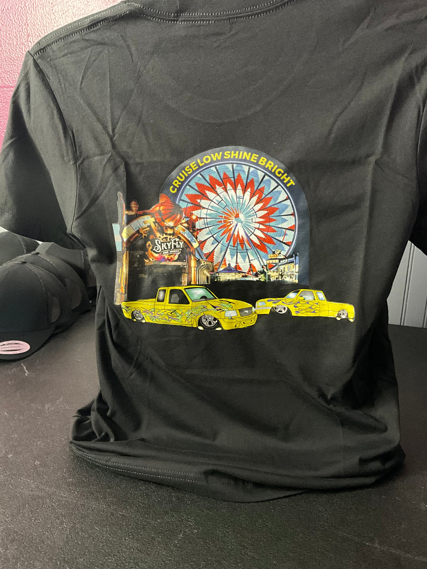 Cruise Low Shine Bright Tee – Custom Rangers x Ferris Wheel
