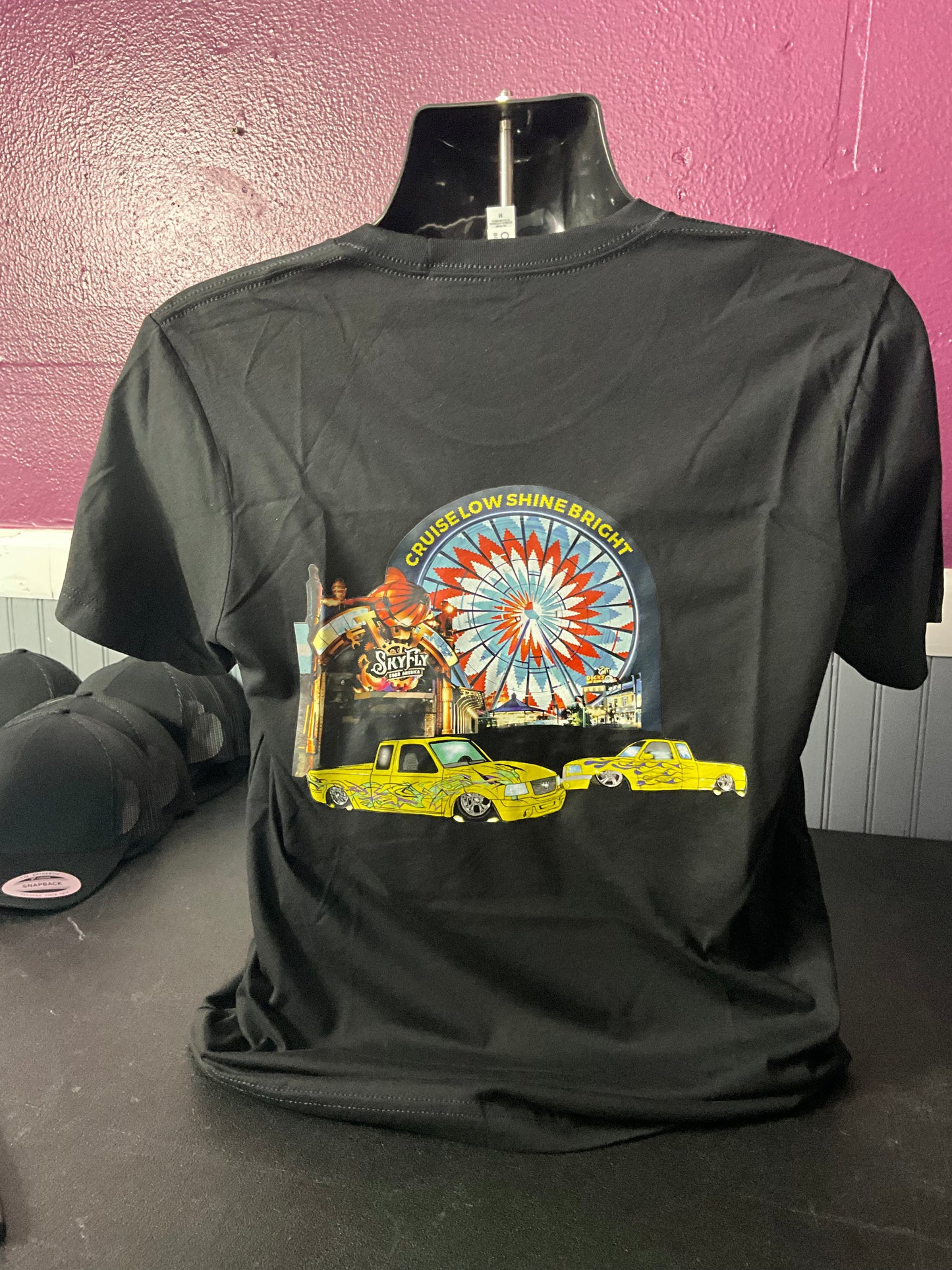 Cruise Low Shine Bright Tee – Custom Rangers x Ferris Wheel