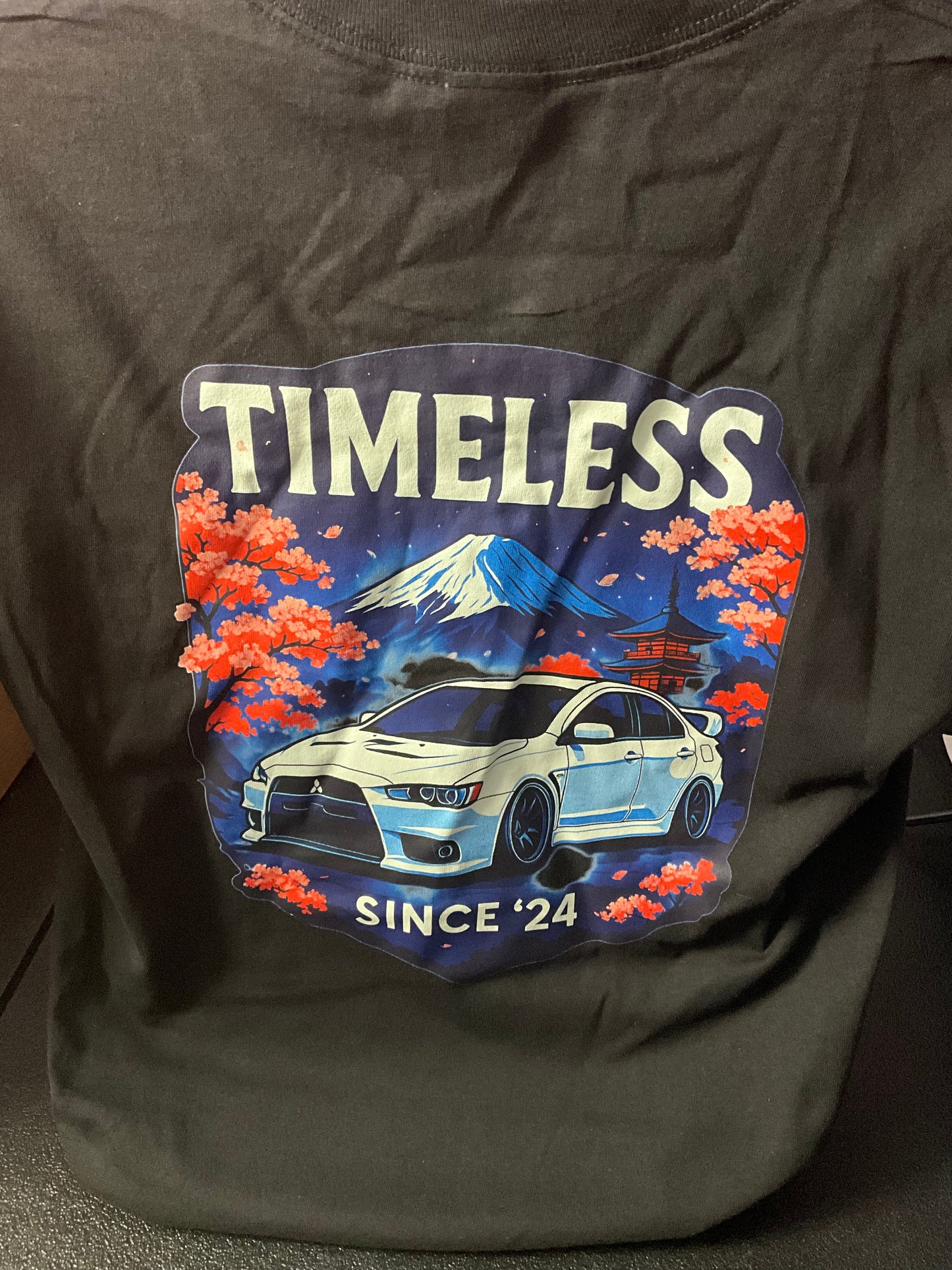 Timeless Evo X Tee – Cherry Blossom Drift | Since ‘24